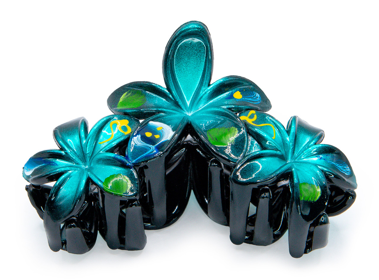 blue hair clips