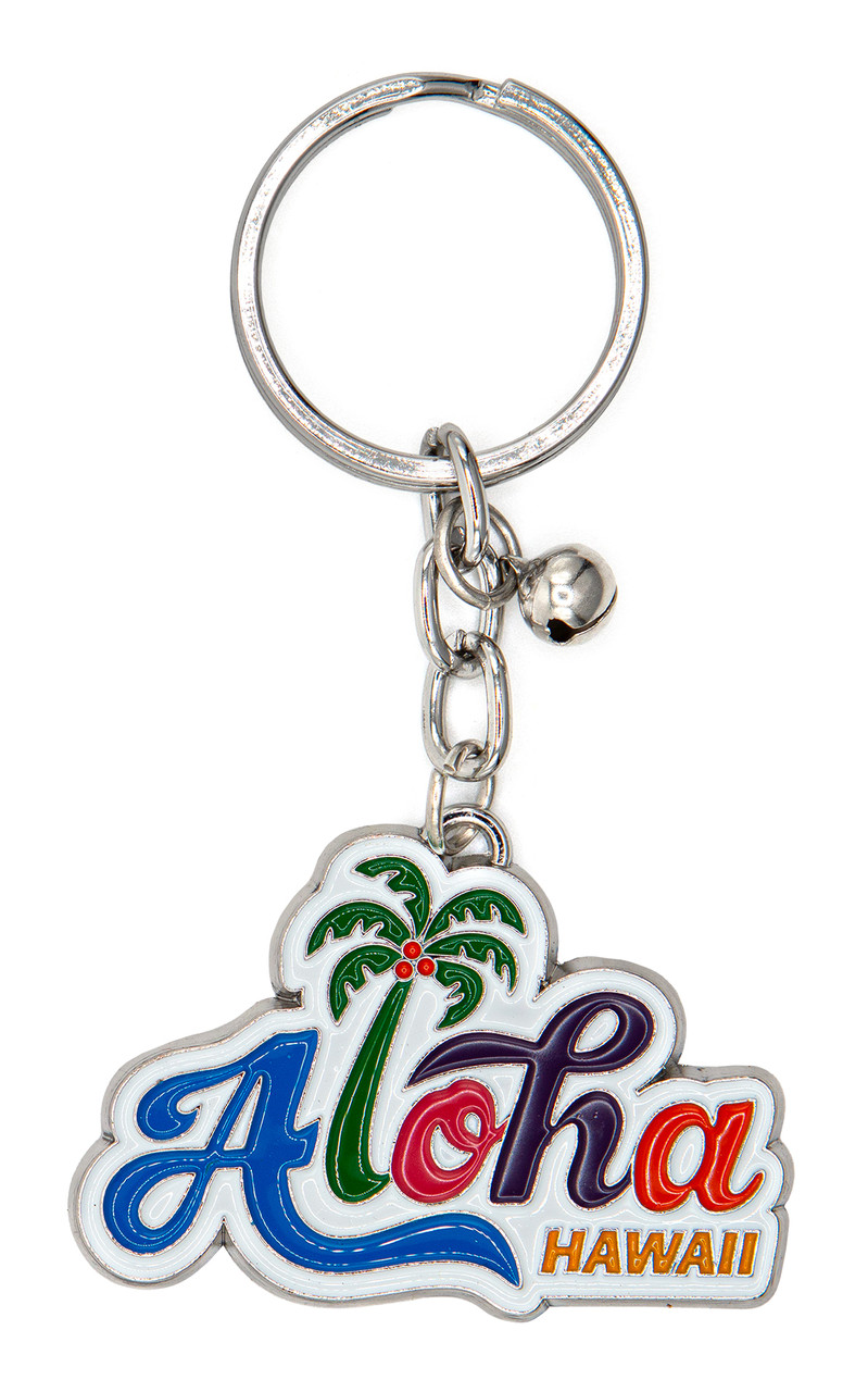 アクセサリー alohakate Metal Enamel Island Memories Keyrings: Aloha Fun