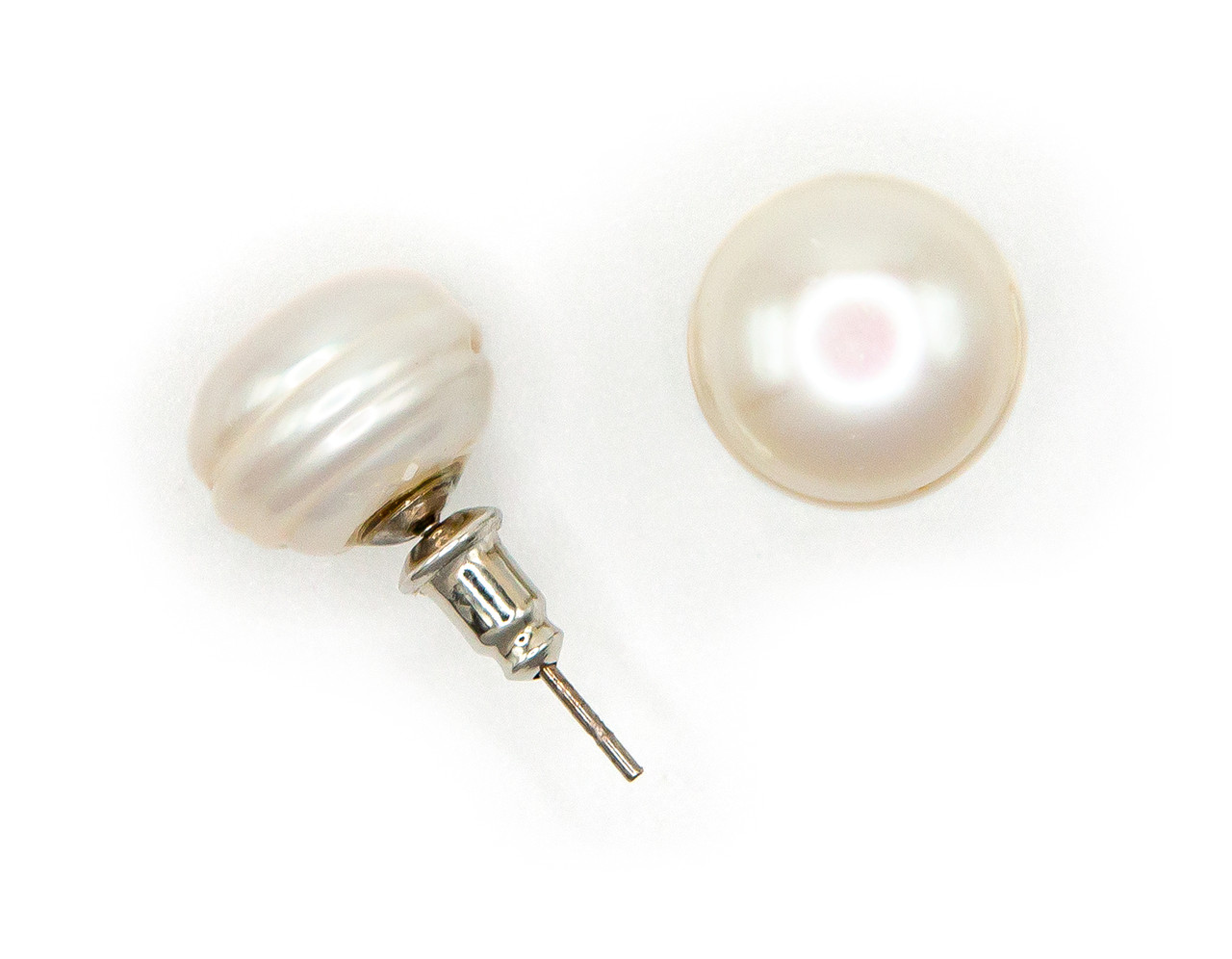 正規品・関税込み◆HEI◆FRESHWATER PEARL EARRING Freshwater Pearl Earring - Large: White