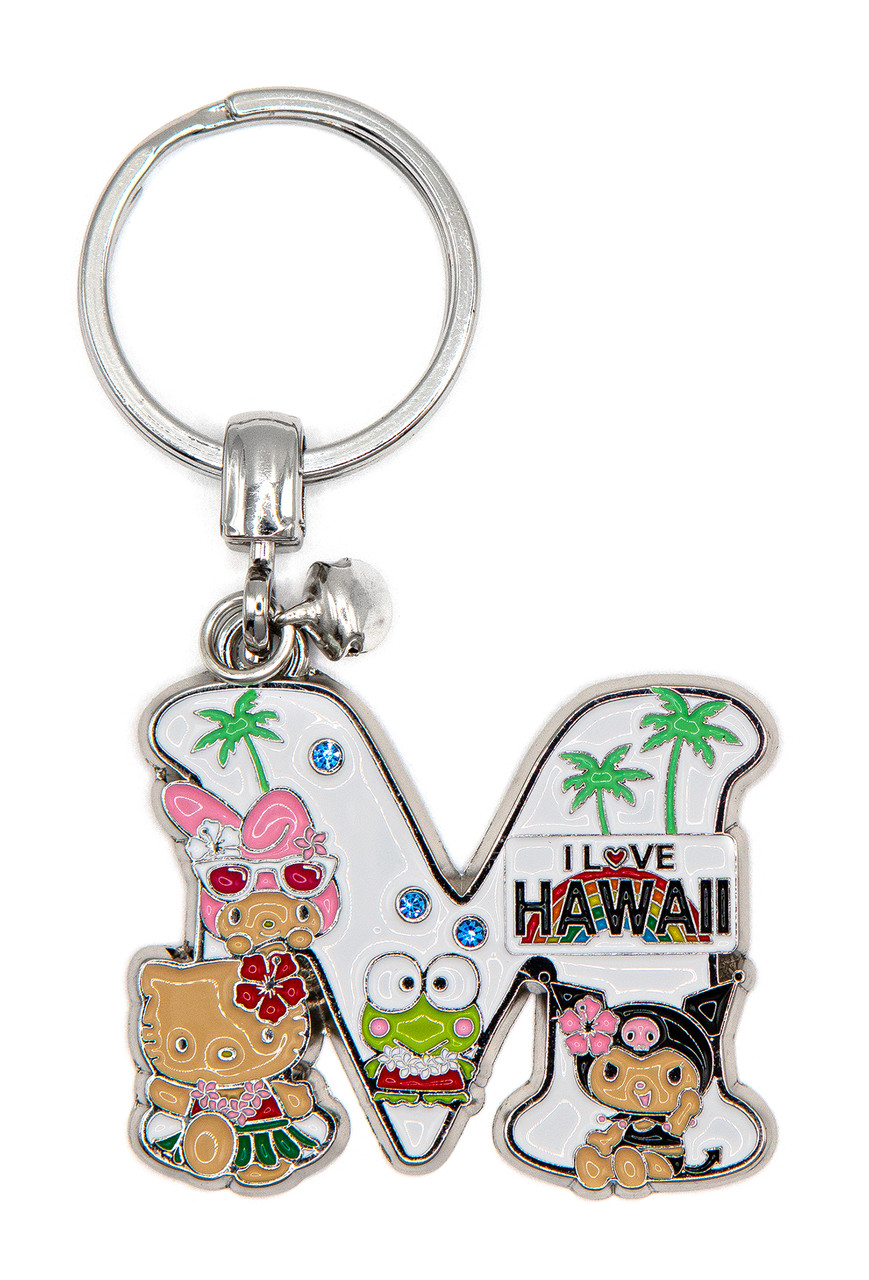 Hello Kitty® & Friends HAWAII Initial Keyring: M