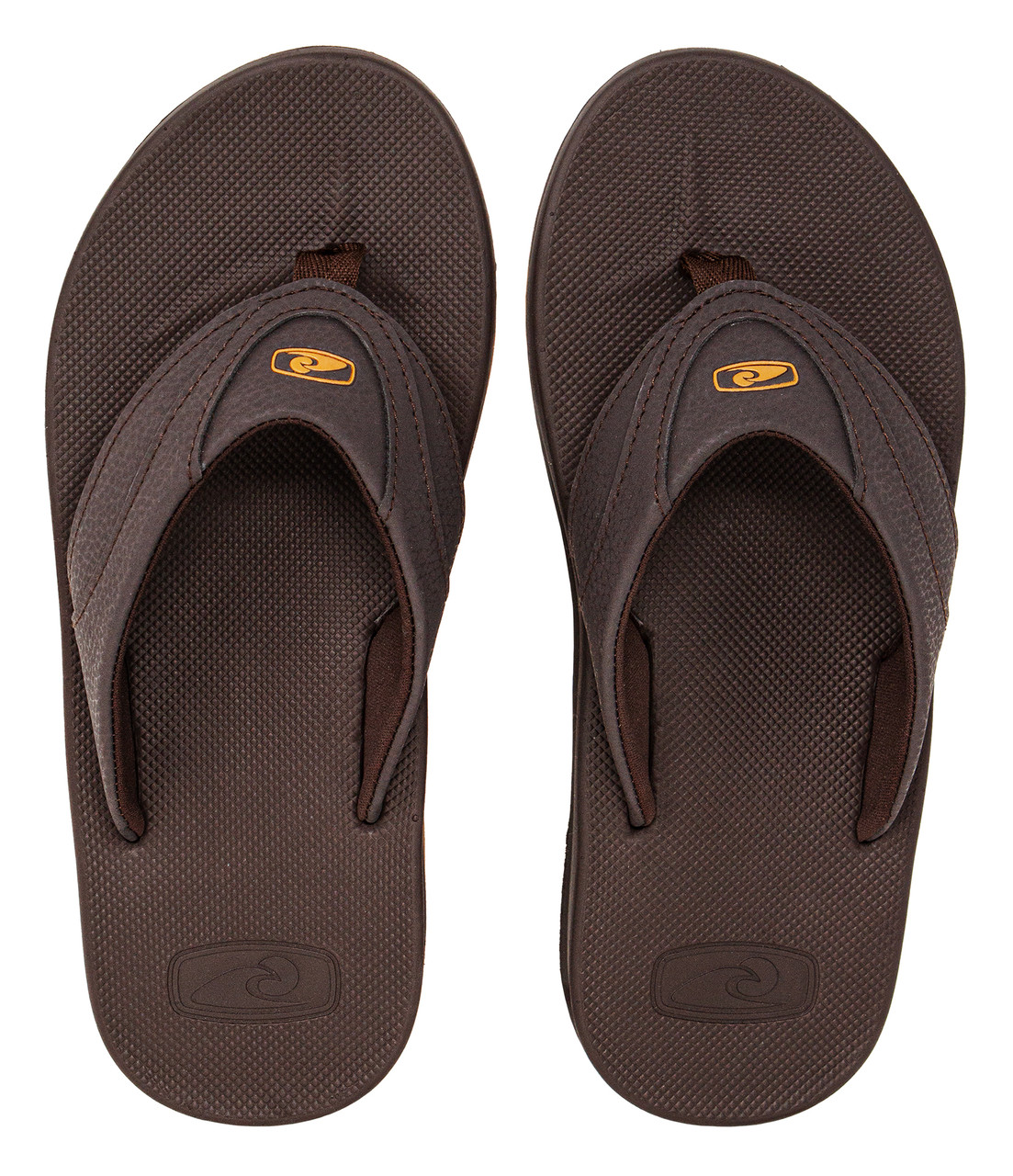 Brown Rubber Slide on Sandal Slippers Double Strap, Dark Brown Hawaii Sandal,  Size 8 = Women size 8 / men size 6 - Walmart.com