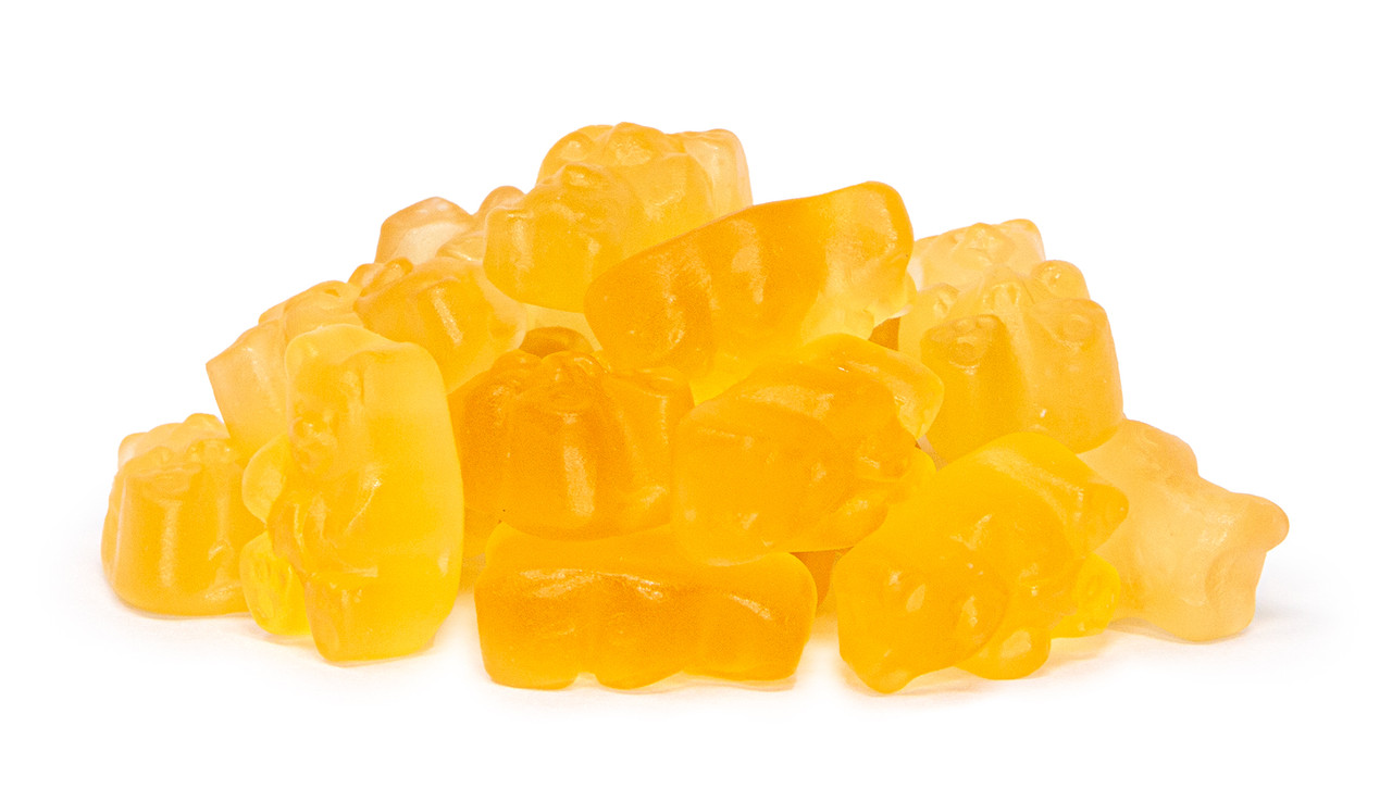 Fruits of the Island Gummi Bears 8oz - Pineapple