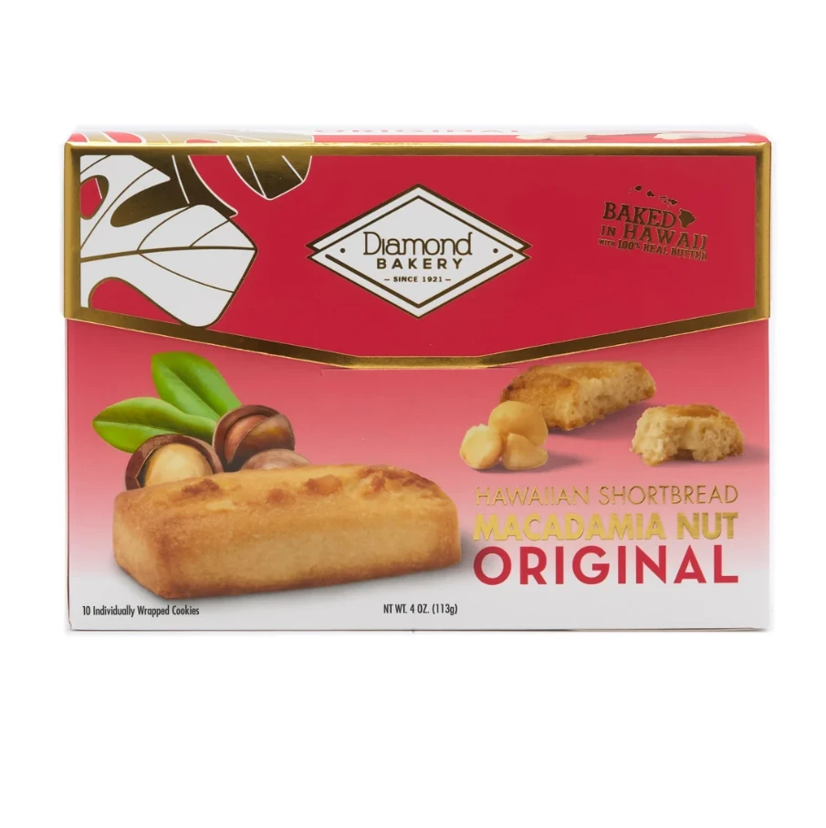 Diamond Bakery Macadamia Nut Shortbread Cookies - Original