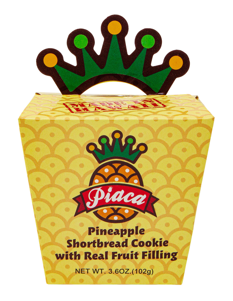 Piaca Shortbread Crust Pineapple Pastry - 3 Pack