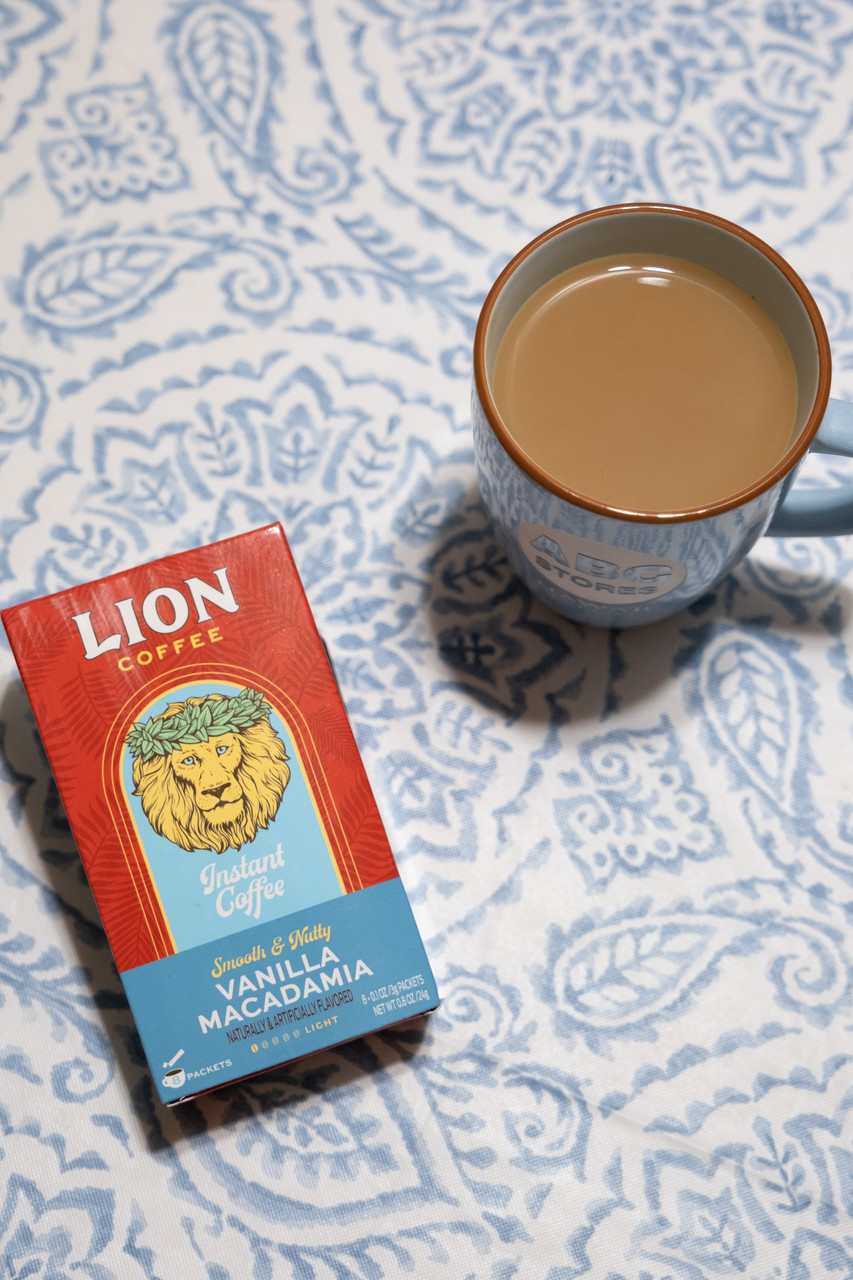 Lion Coffee INSTANT Coffee: Vanilla Macadamia