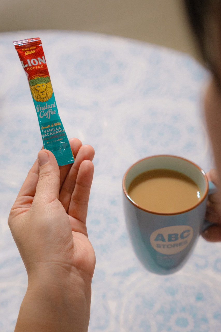 Lion Coffee INSTANT Coffee: Vanilla Macadamia