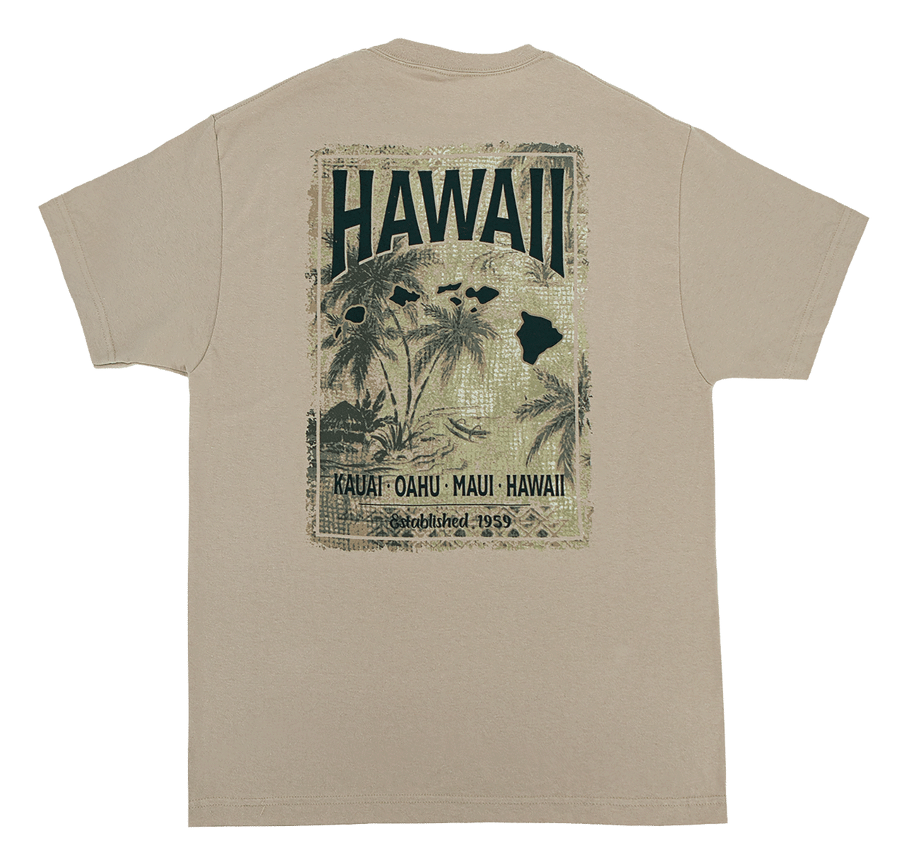 Vintage Dyed Tee - Island Life: Sand