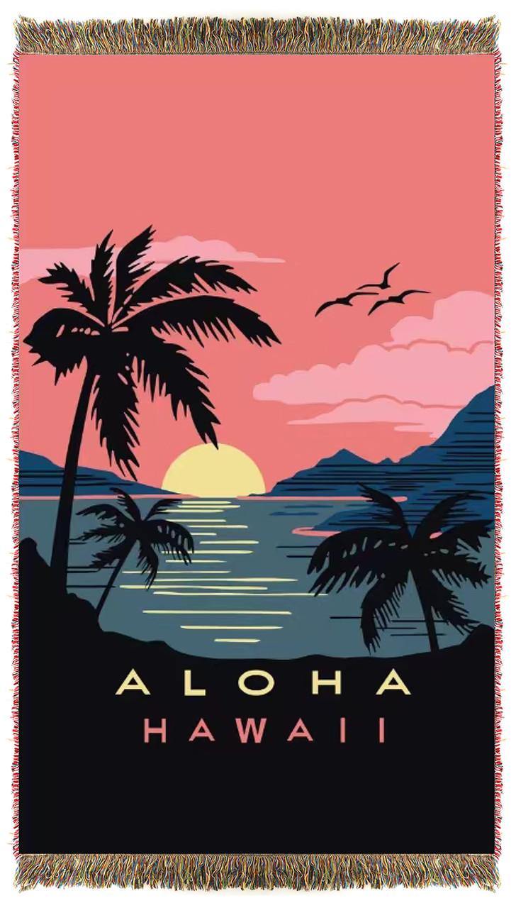 Sunny Hawaii Blanket Towel: Paradise