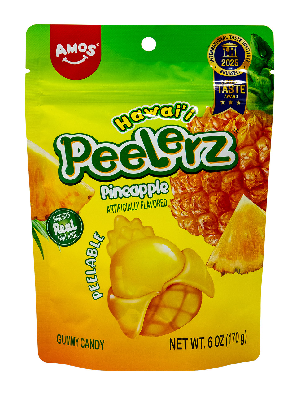 フレーバーズ　FLAVORS GUMMYS パイナップルイエローバー Peelerz Gummy - Pineapple