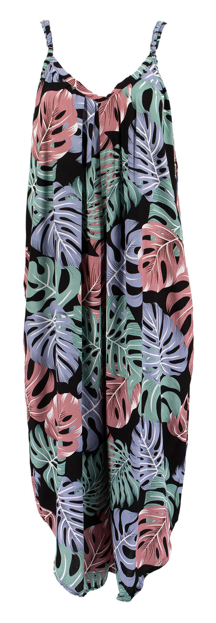 Napua Collection Jumpsuit: - Monstera Cove - Black