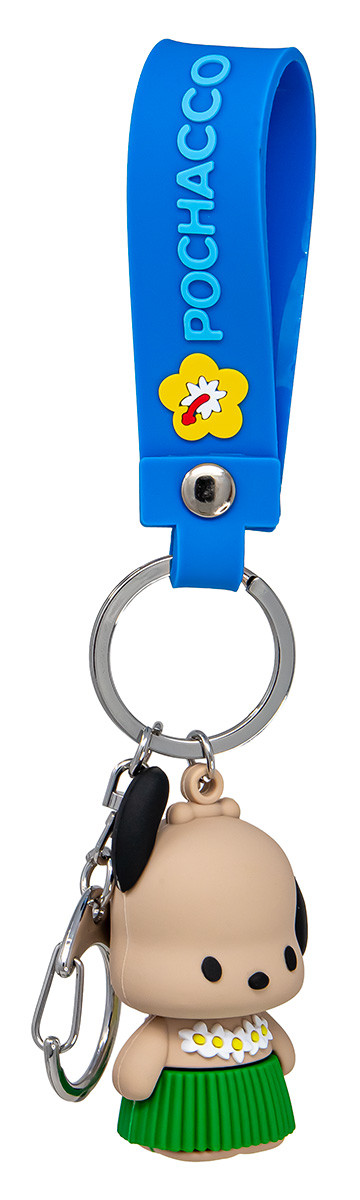 Hello Kitty® & Friends Mascot Keyring: Pochacco Hula