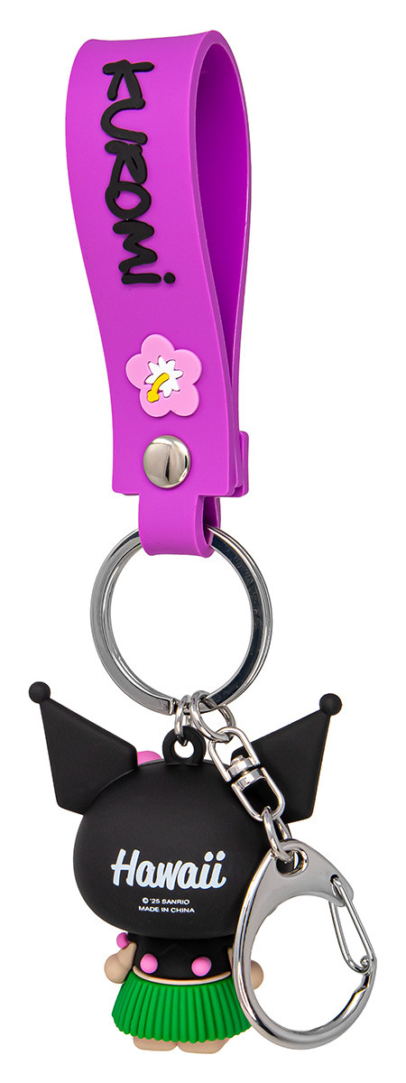Hello Kitty® & Friends Mascot Keyring: Kuromi Hula
