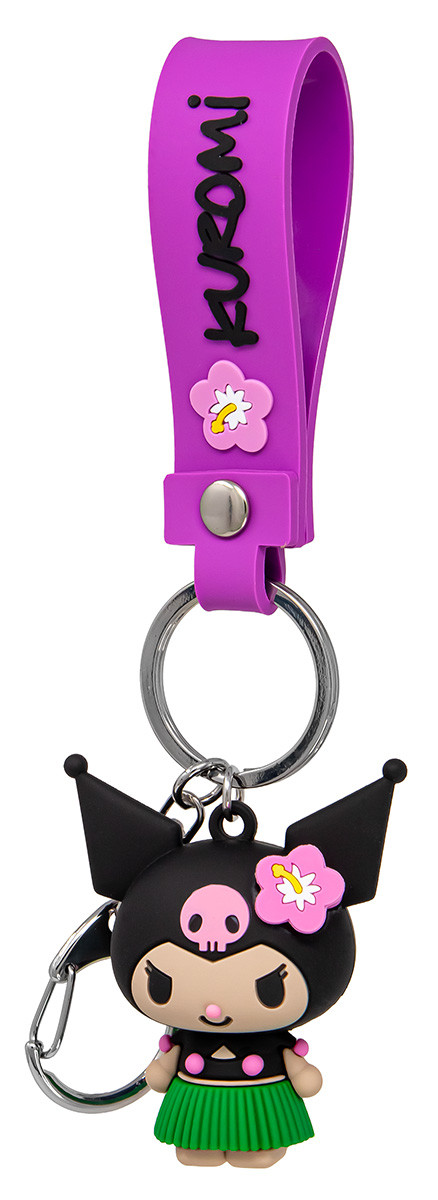 りゅぐるみ キーホルダー KEIGO Hello Kitty® & Friends Mascot Keyring: Kuromi Hula