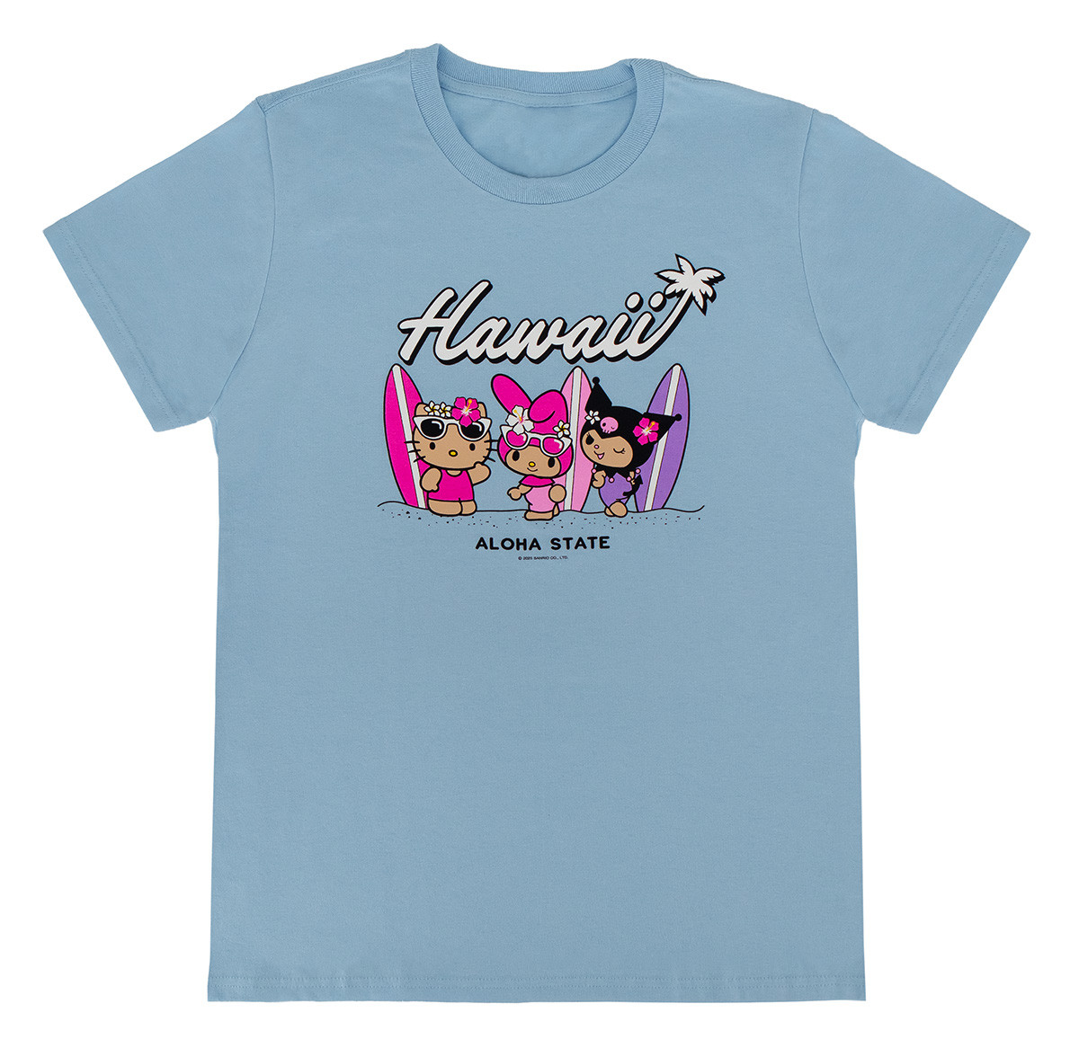Ladies Hello Kitty & Friends Tees - Surf: Blue