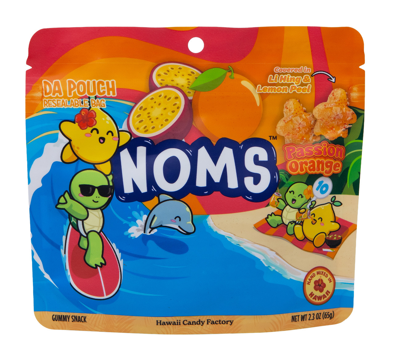 NOMS Li Hing & Lemon Peel Candies: Passion Orange