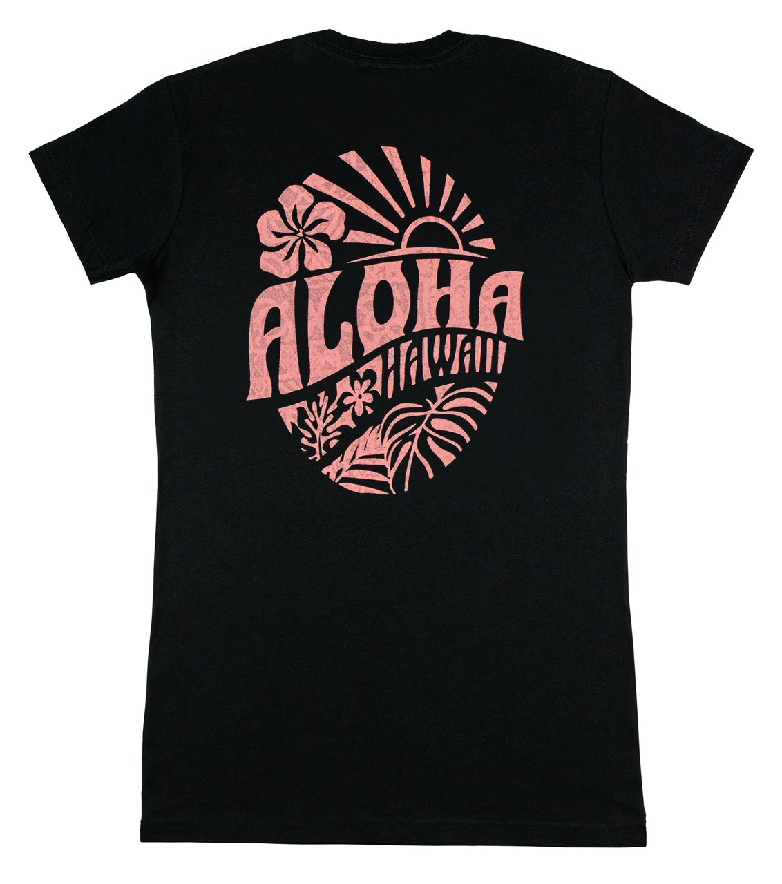 Island Girl® Tee - Sunny Aloha: Black
