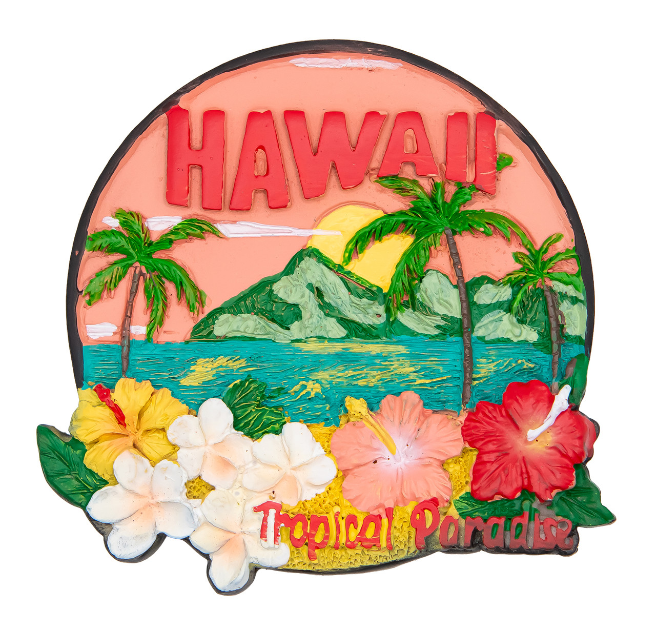 Island Memories Polyresin Magnets - Paradise