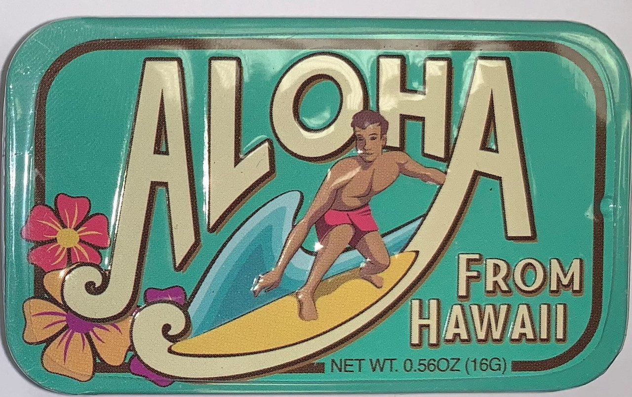 Hawaiian Host  Mints 10個入り Mints in a Tin - Aloha Surfer