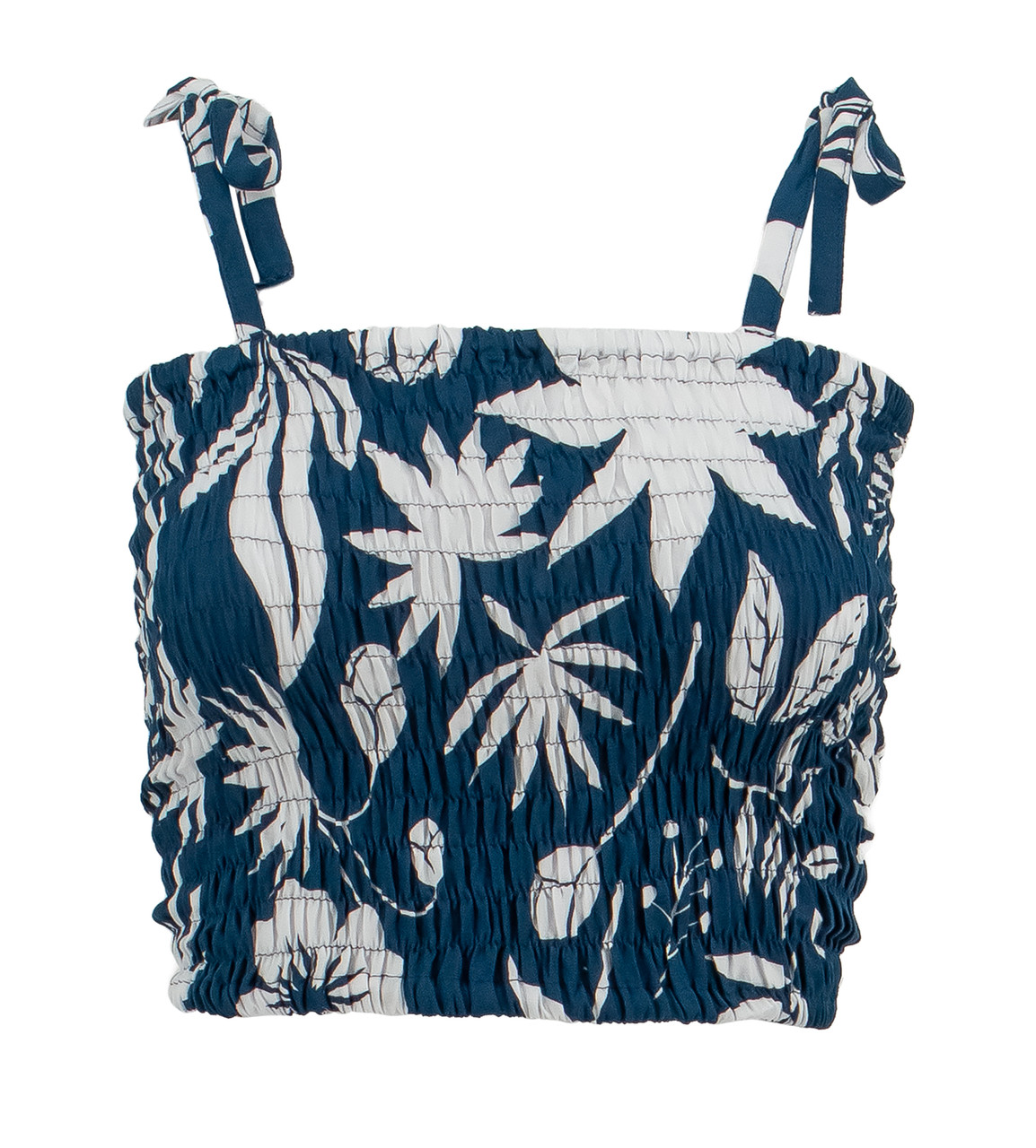 Napua Collection Aloha Tube Top - Island Botanica: Navy
