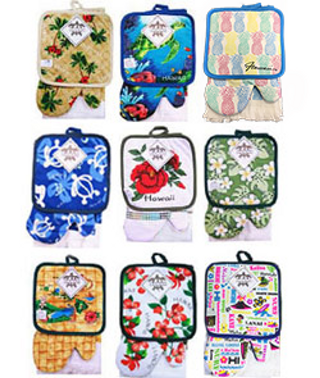 Personalized Kitchen Gift Set Kitchen Towel Pot Holder 3 Piece Set