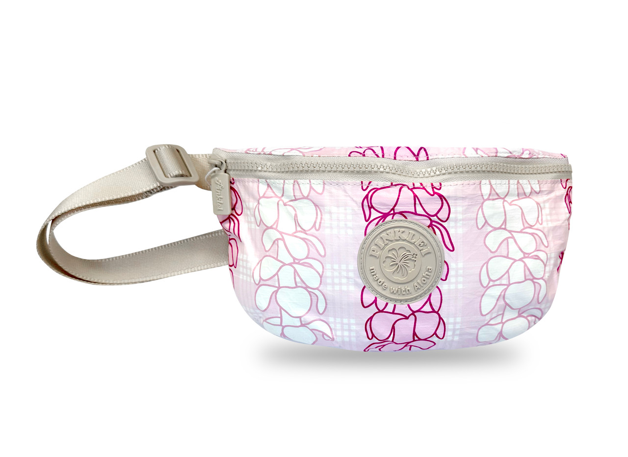 Moana Breeze Tyvek Waist Bag - Palaka Puakenikeni Lei