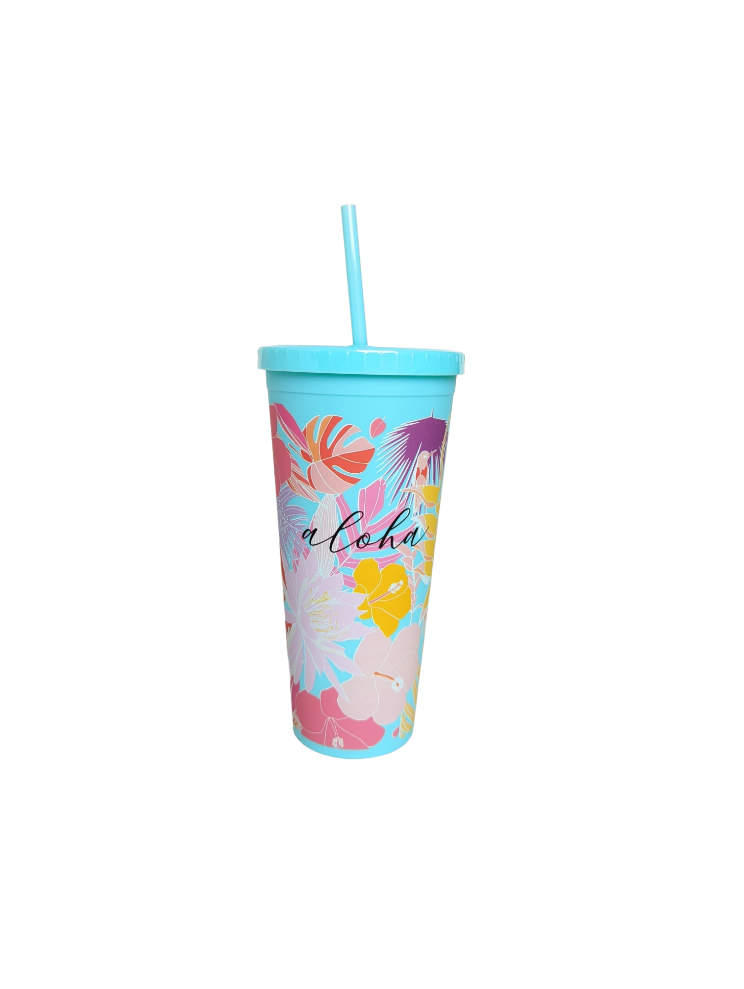 Double Wall Tumbler Heleconia Tiffany Blue