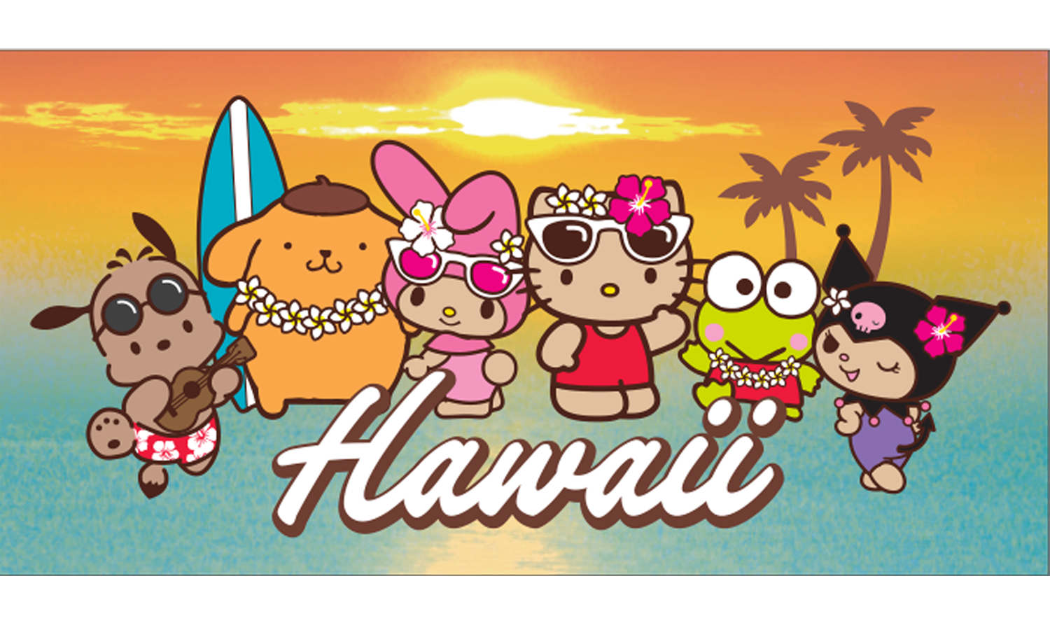 Hello Kitty® & Friends Beach Towels Sunset