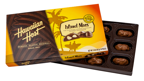Hawaiian Host Island Macs Chocolate Covered Macadamia Nuts 5oz