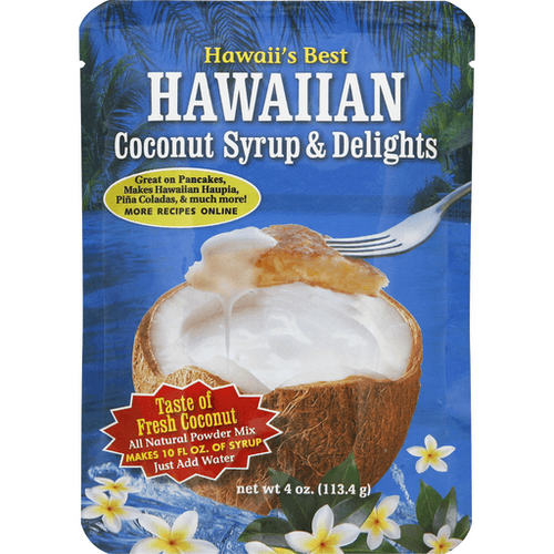 Hawaiian Coconut Syrup Powder Mix