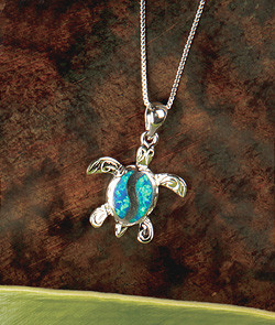Island Opals® Honu Opal Necklace