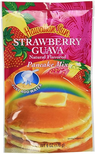 Hawaiian Sun Strawberry Guava Pancake Mix Single