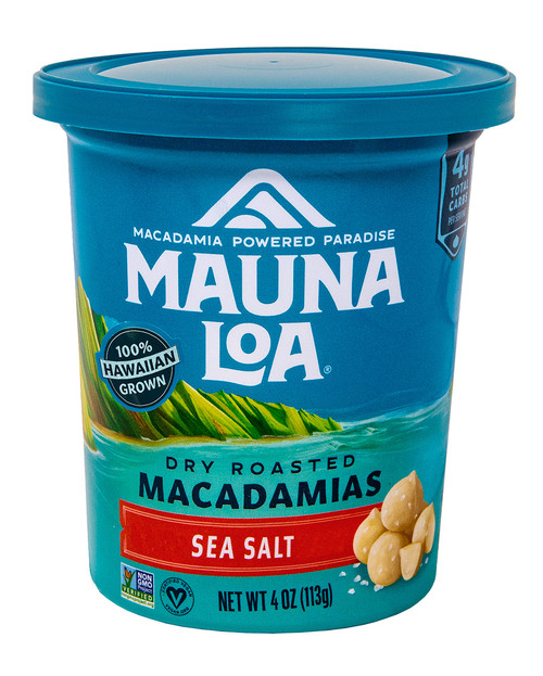 Mauna Loa Macadamia Nuts - Single Cup
Sea Salt Dry Roasted 4 oz