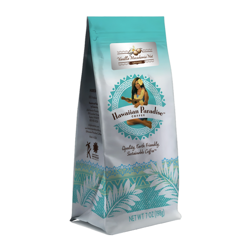 Hawaiian Paradise Coffee - Vanilla Macadamia Nut
7 oz. Ground