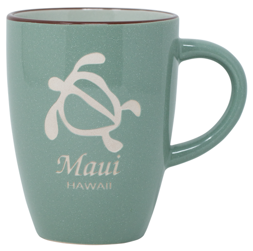 MAUI Island Collection Mug - Honu: Light Green