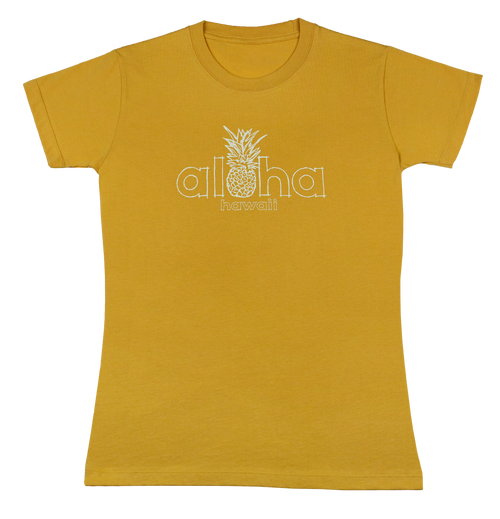Island Girl® Tee - Aloha Pine: Gold