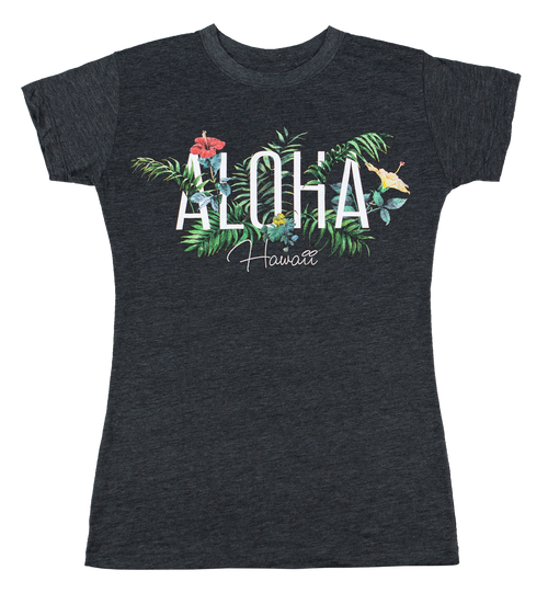 Island Girl® Tee - Garden: Charcoal Heather
