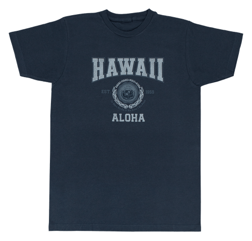 Vintage Dyed Tee - Collegiate: Blue