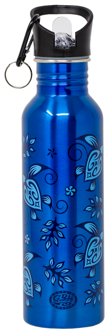 Stainless Steel Hydration Bottle 25oz by GBH: Blue Honu