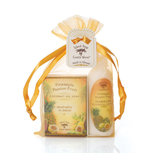 Island Soap Company Organza Gift Set: Pineapple Passion (Front)