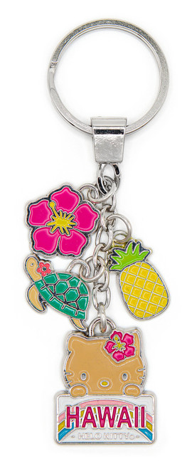 Hello Kitty® & Friends Charm Keyring: Hawaii License