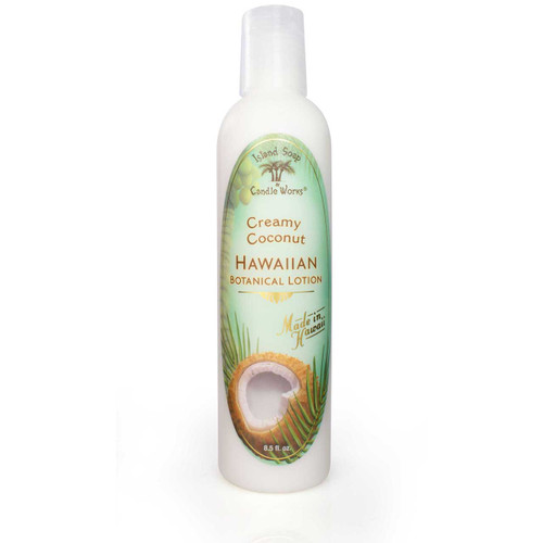 Island Soap Company Botanical Lotions 8.5oz: Creamy Coconut (Front)