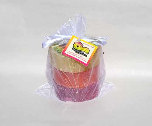 Organic Glycerin Loofah Soap Set: Rainbow