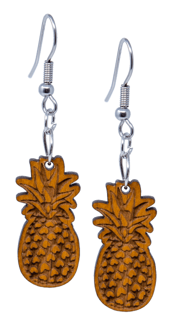 Island Edge® Small Dangle Earrings: Pineapple