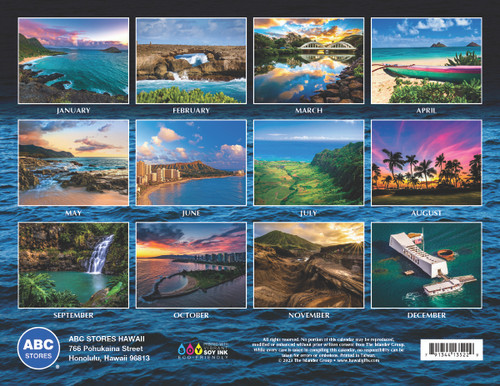 2024 Waikiki & Oahu Calendar