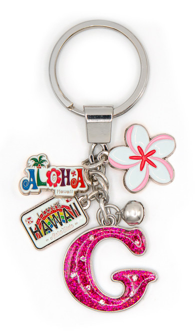 Island Girl® Charm Keyring: G