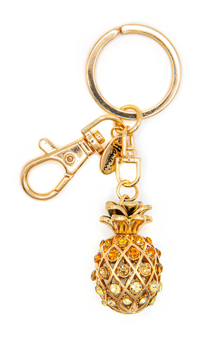 Island Bling Keyring - Pineapple: Gold