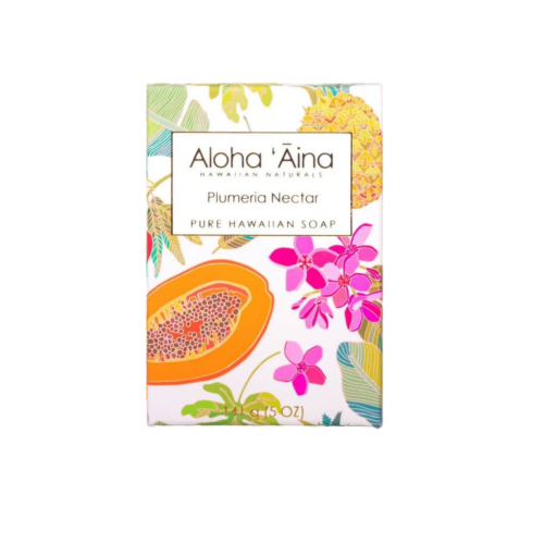 Aloha ‘Aina Pure Soap 5oz: Plumeria Nectar