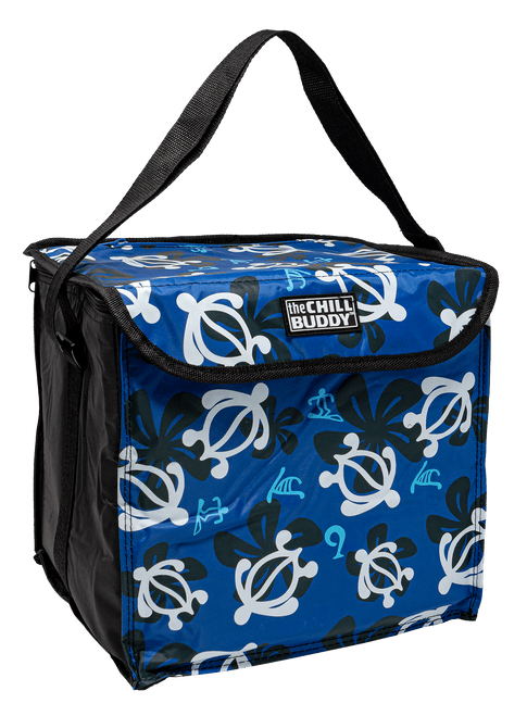Hawaiian Chill Buddy Collapsible Cooler - Large: Blue