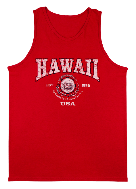 Men's Tank Top - Collegiate: Red