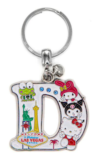 Hello Kitty® & Friends LAS VEGAS Initial Keyring: D